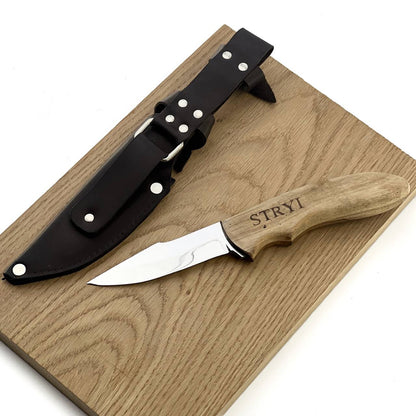 Camp knife STRYI, Green Woodworking Knife, , Outdoor knife