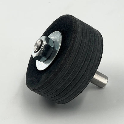 Leather disk for Sharpening and Honing Chisels and Woodcarving Tools – Clean Edge Without Excessive Resharpening