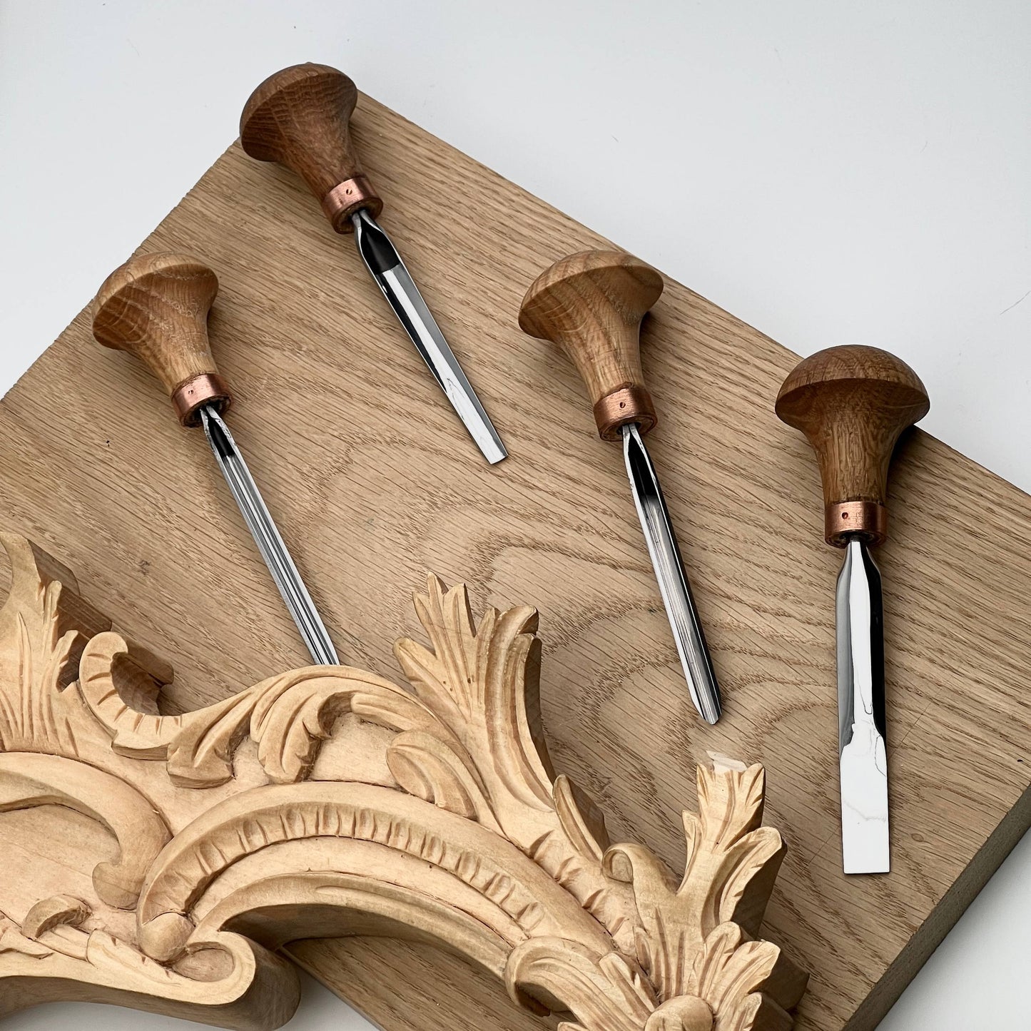Micro Carving Tools: 4-Piece Palm Set for Whittling & Jewelry