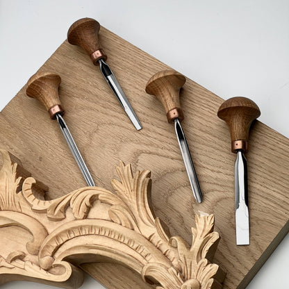 Micro Carving Tools: 4-Piece Palm Set for Whittling & Jewelry