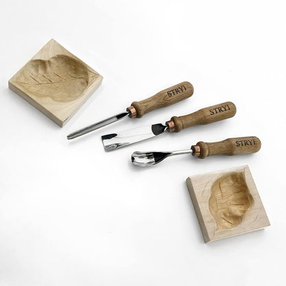 Deep Bowl & Kuksa Carving Set | The 3-Piece Professional Deep Hollow Carving Set