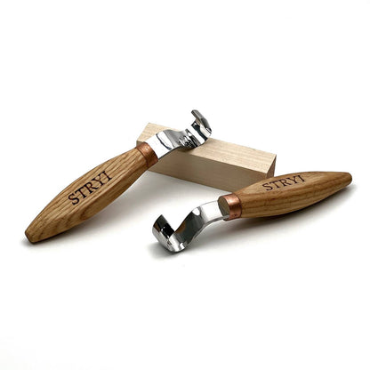 Spoon Hollowing & Bowl Carving: The 20mm Professional Spoon & Kuksa Carving Set (Left & Right)