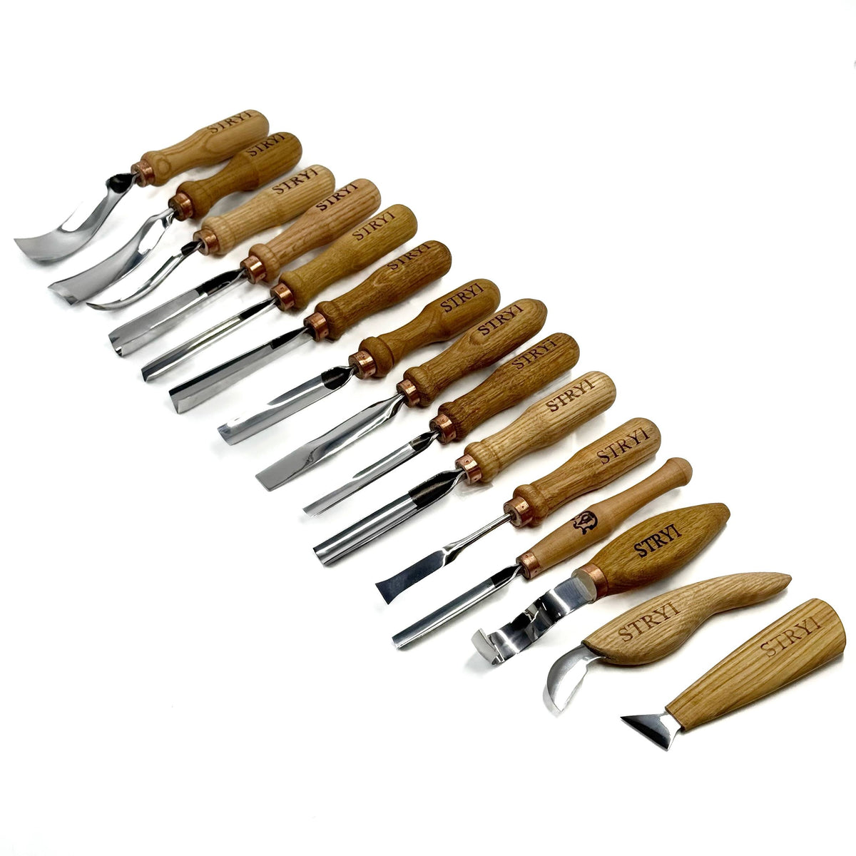 15-Piece Wood Carving Chisel Set | Versatile Carving Set