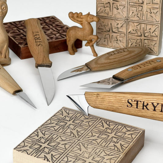 Fine Artistry & Detail Engine: 5-Piece STRYI Profi Knives Set