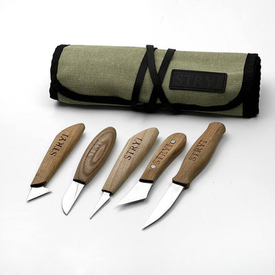 Fine Artistry & Detail Engine: 5-Piece STRYI Profi Knives Set