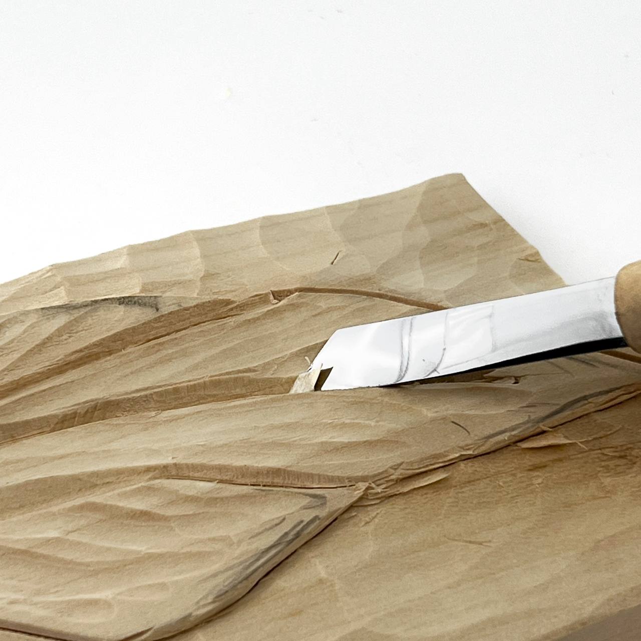 STRYI Profi 13mm Right-Handed Skewed Spoon Gouge — Right-Angle Bent Chisel for Deep Recesses