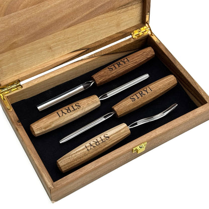 4-Piece Compact & Lightweight Wood Carving Set for Beginners