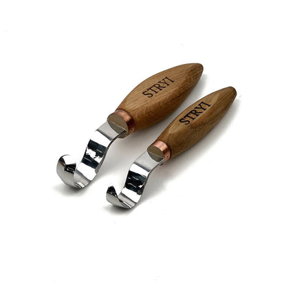 Premium Spoon Carving Hook Knife Set, 2-pieces Spoon knives set