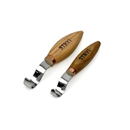 Premium Spoon Carving Hook Knife Set, 2-pieces Spoon knives set