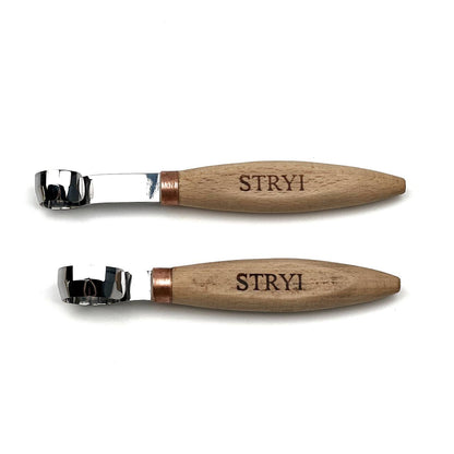 Hand-Forged Professional Round Scorp Carver Set (2-Piece / 3-Piece Kit)