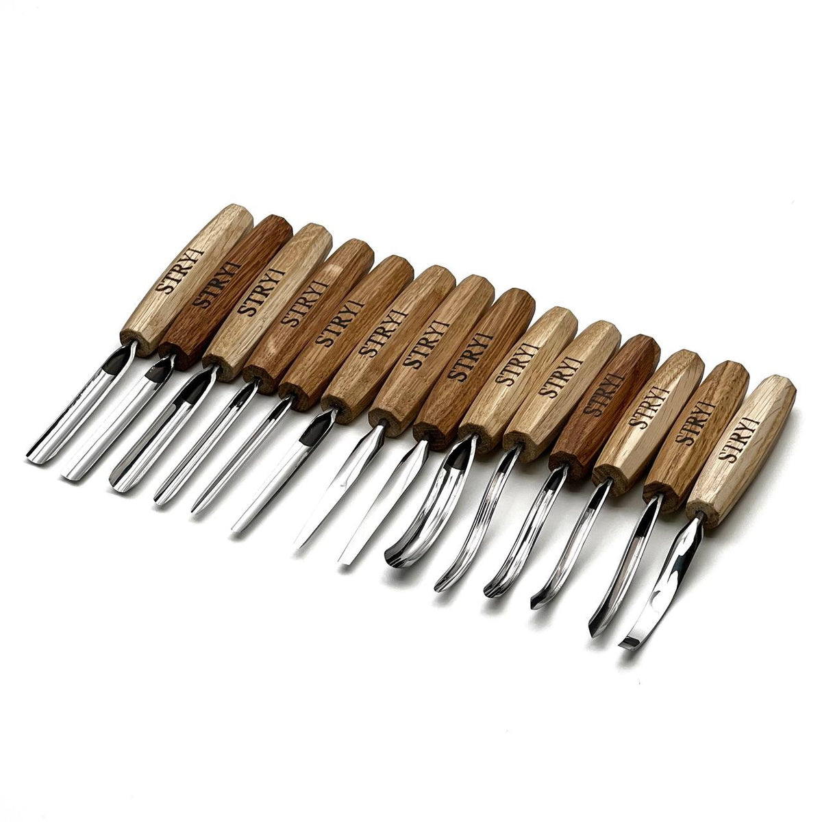 Relief Carving Set  14-Piece STRYI Compact in Tool Roll