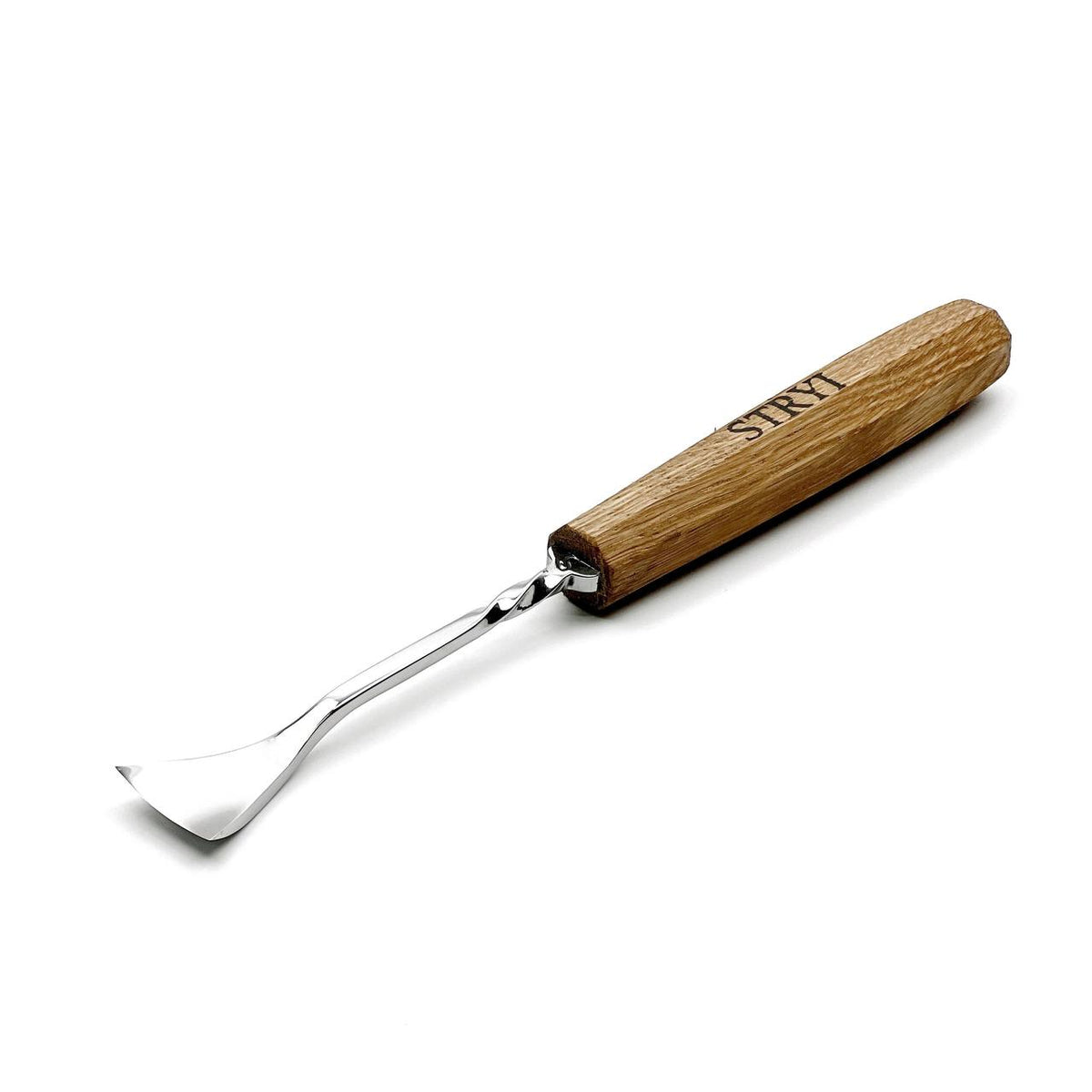 Fishtail Gouge, Sweep #5, Semi-Bent Gouge Maestro — for Relief Carving