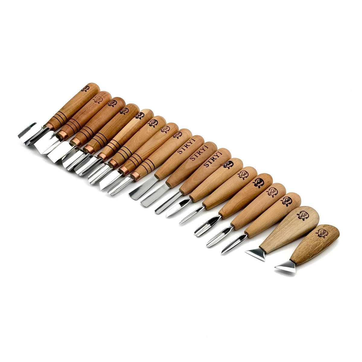 Chip Carving: 18-Piece Volumetric Chip Carving Set
