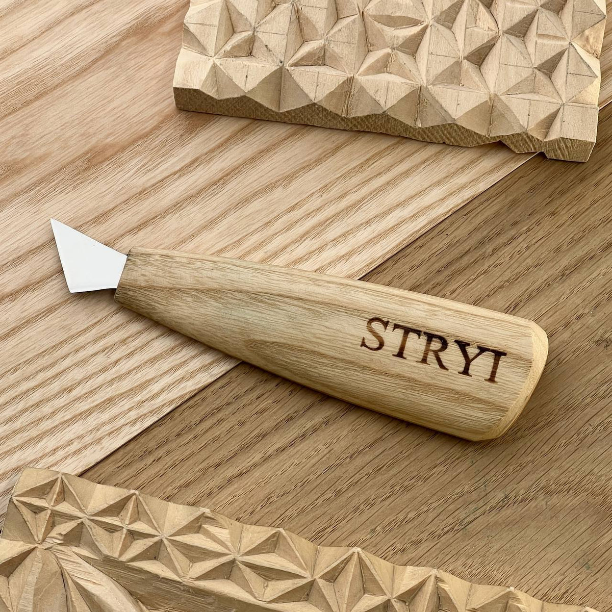 Chip Carving, 20mm Triangle Blade, Chip Carving Knife STRYI Profi — for Chip Carving Tools