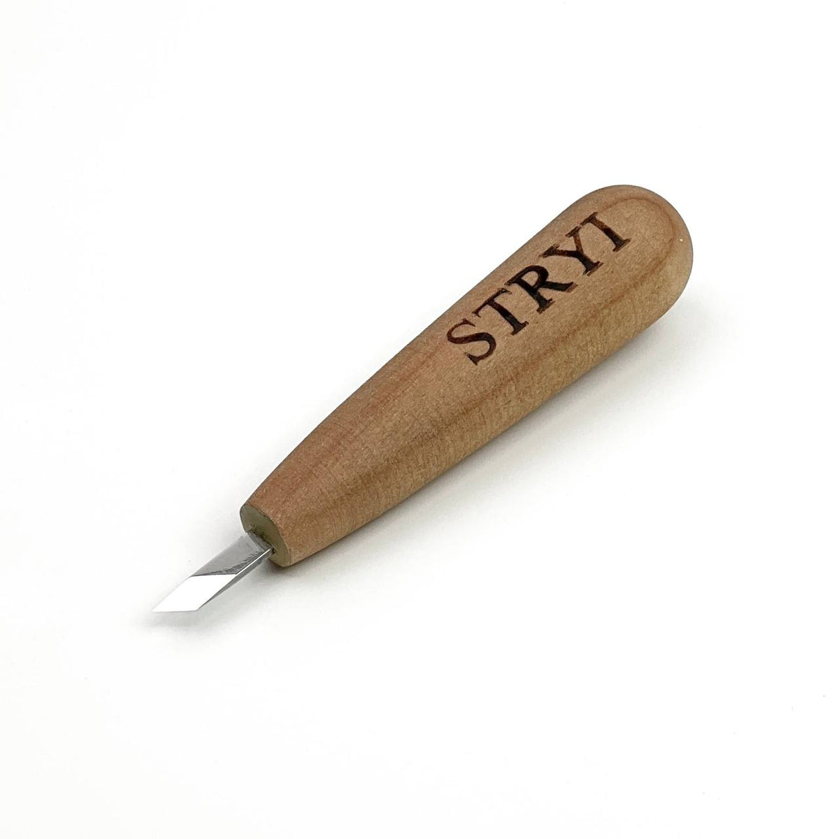 Wood Carving Knives, 6mm Blade, Short Skewed Detailing Knife STRYI — for Carving Tiny