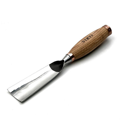 Heavy Duty Gouge, Sweep #5, Hand Forged STRYI Profi — for Sculpting, Furniture Making