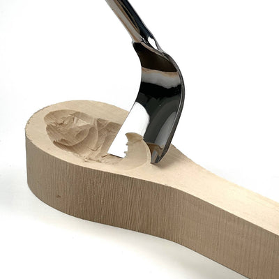 Spoon Carving Kit, 2-Piece, STRYI Profi — for Bowl and Kuksa Carving