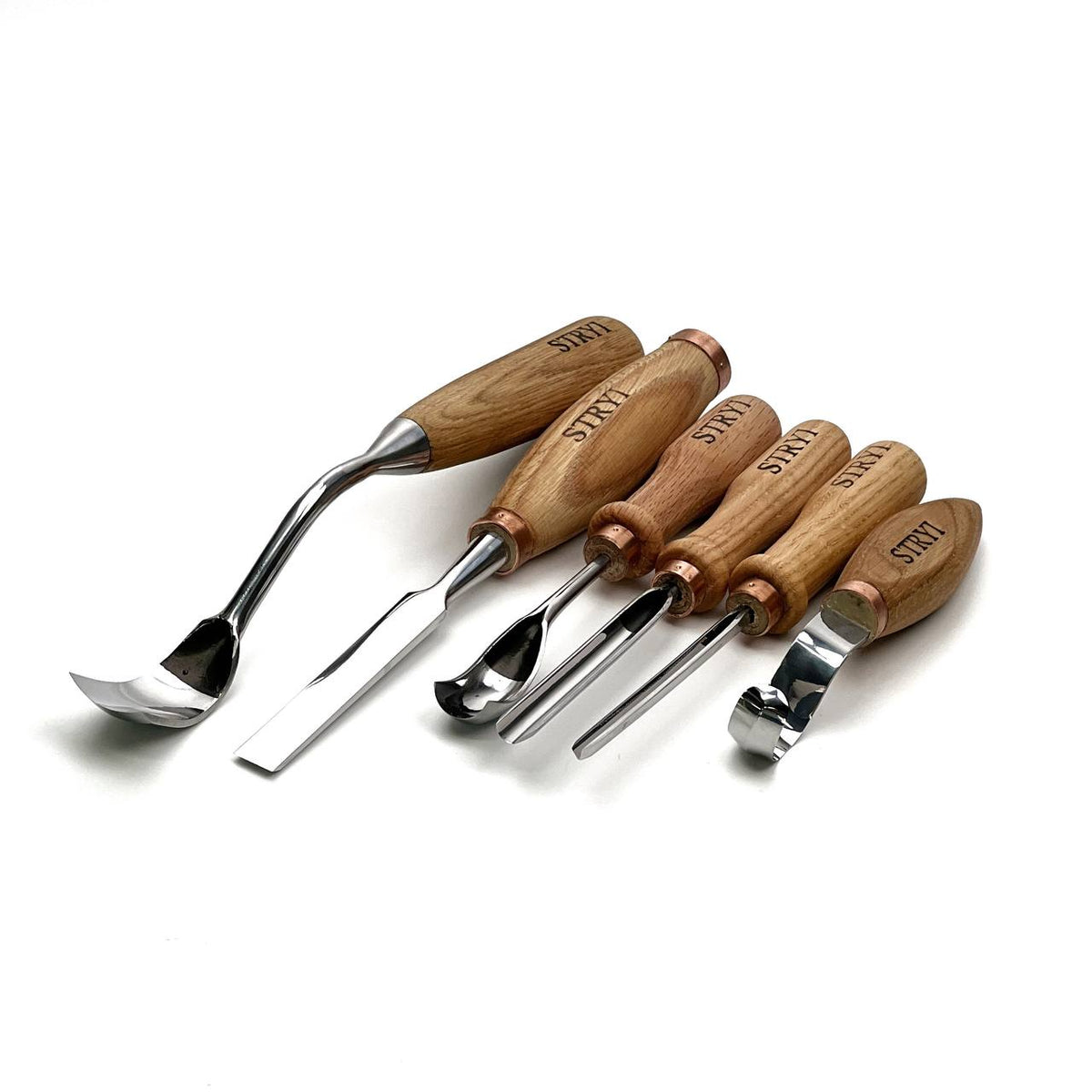 Completed toolset STRYI Profi for spoon and kuksa , Forged tools