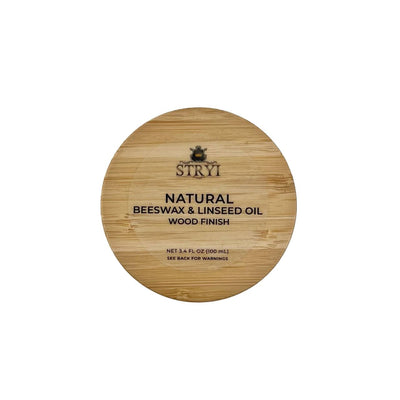 Natural Wood Wax STRYI Finish for Protecting Handmade Items