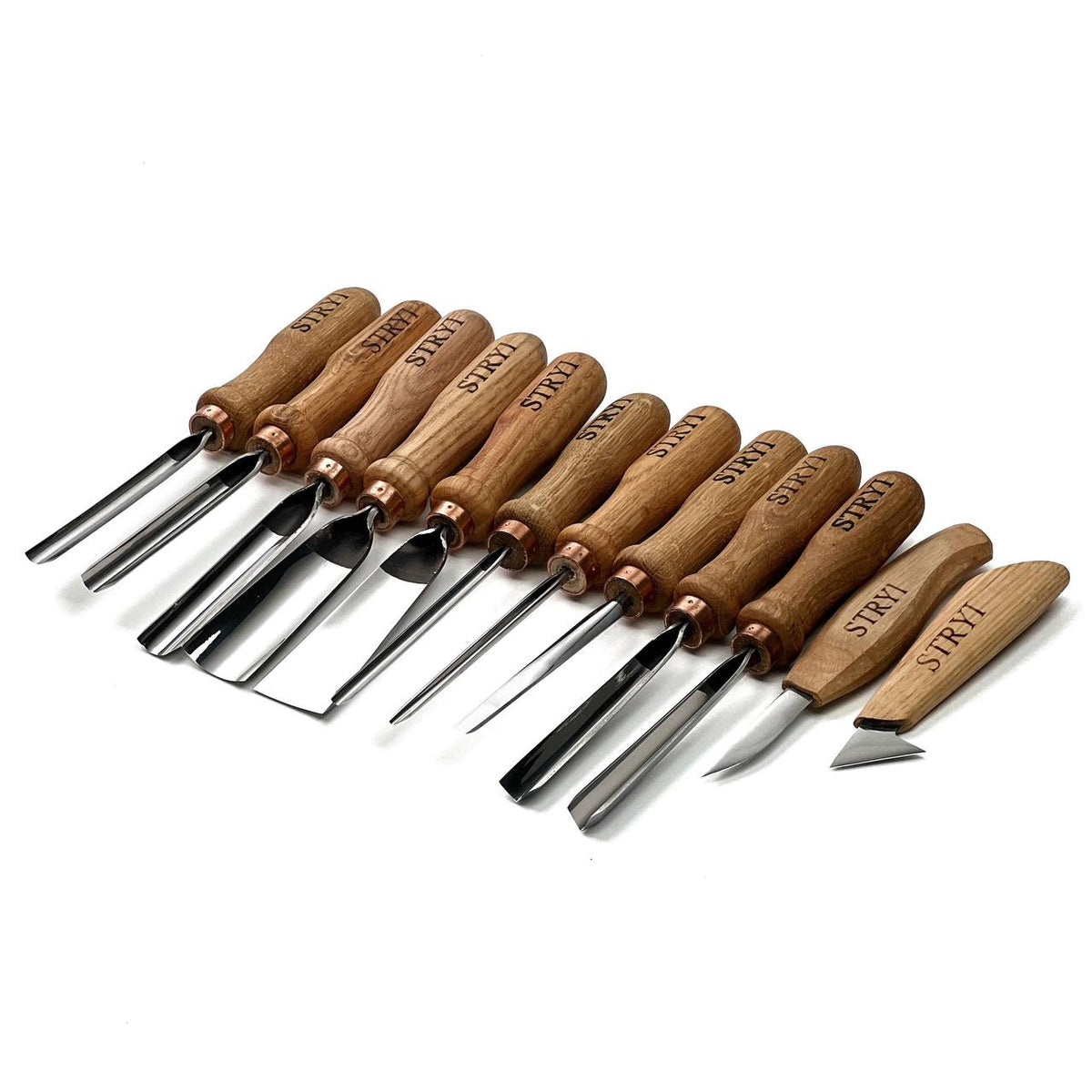 Professional Wood Carving Tool Set, 12-Piece STRYI Profi Kit