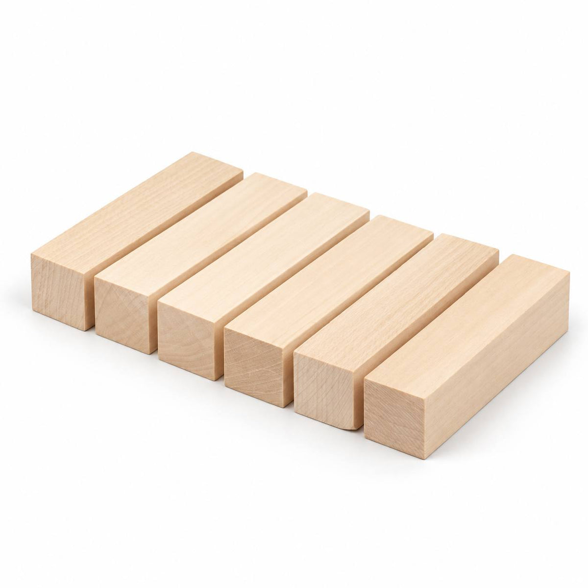 Basswood Carving Blocks Set, 2.5×2.5×10 cm (1 x 1 x 4 in)