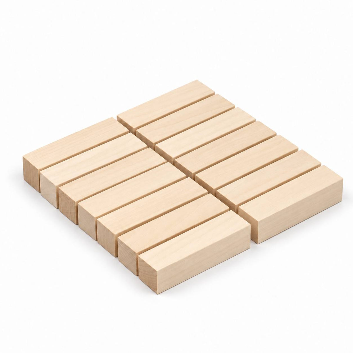 Basswood Carving Blocks Set, 2.5×2.5×10 cm (1 x 1 x 4 in)