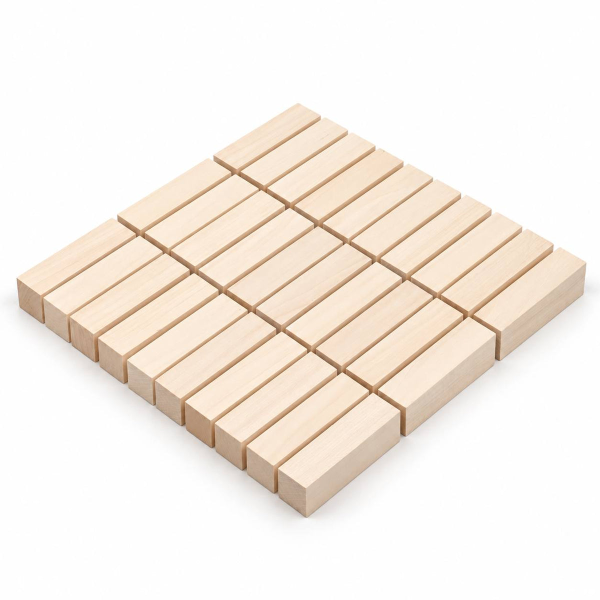 Basswood Carving Blocks Set, 2.5×2.5×10 cm (1 x 1 x 4 in)