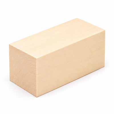 Large Basswood Carving Blocks Set, 5×5×10 cm (2 x 2 x 4 in),
