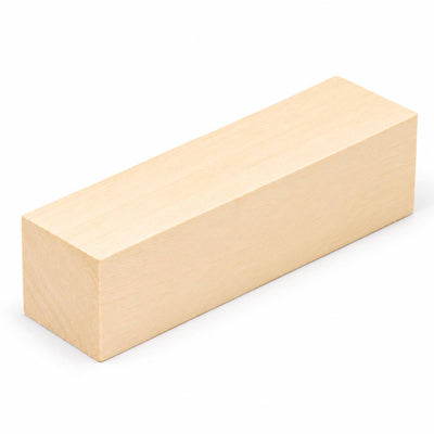 Basswood Carving Blocks Set, 2.5×2.5×10 cm (1 x 1 x 4 in)