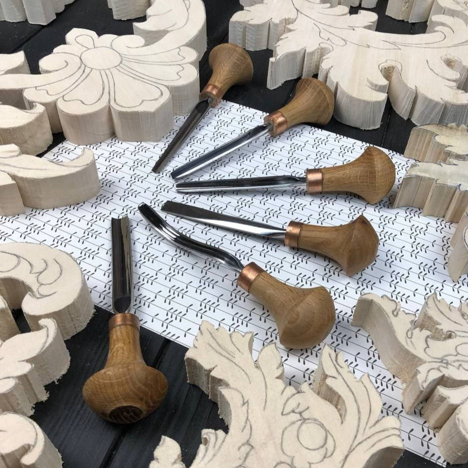 Fine Detail: 6-Piece Professional Relief Carving Set