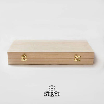 Wooden Blank for Woodcarving | Basswood Box for Chess &Backgammon | Carving & Storage Case