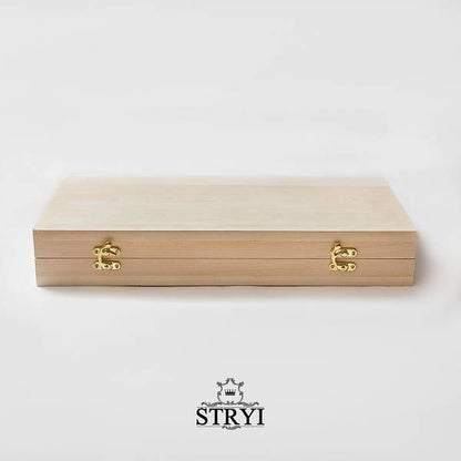 Wooden Blank for Woodcarving | Basswood Box for Chess &Backgammon | Carving & Storage Case
