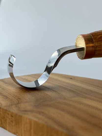 STRYI Profi 40mm Large Spoon & Kuksa Hook Knife