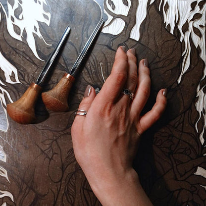 Fine Detail: 6-Piece Professional Relief Carving Set