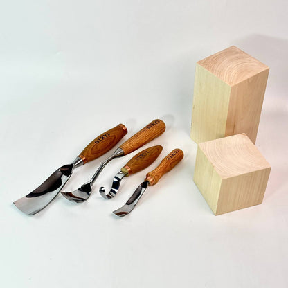 Bowl carving kit, Wood carving kit, Woodworking chisels, Gift for woodworker, Gift for graduation
