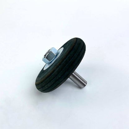 Convex Leather Stropping Wheel – Razor Sharpness for Gouges Without the Risk of Overheating Steel