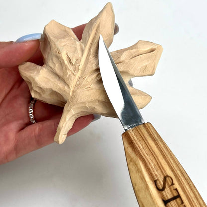 Figure Carving: The 4-Piece STRYI Whittling & Sharpening Knives Set