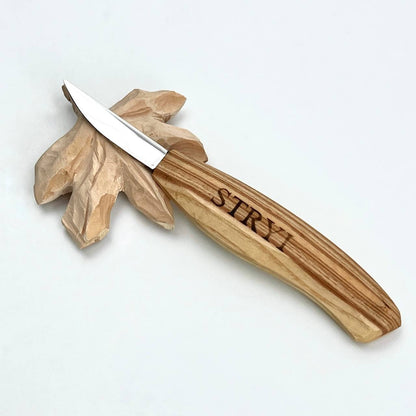 Figure Carving: The 4-Piece STRYI Whittling & Sharpening Knives Set