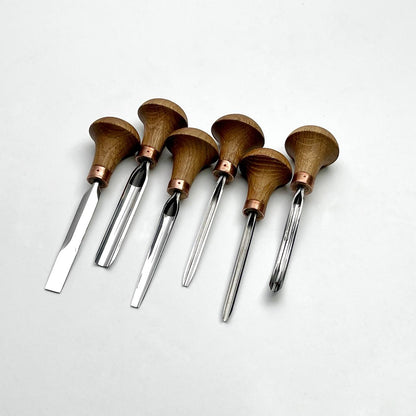 Fine Detail: 6-Piece Professional Relief Carving Set