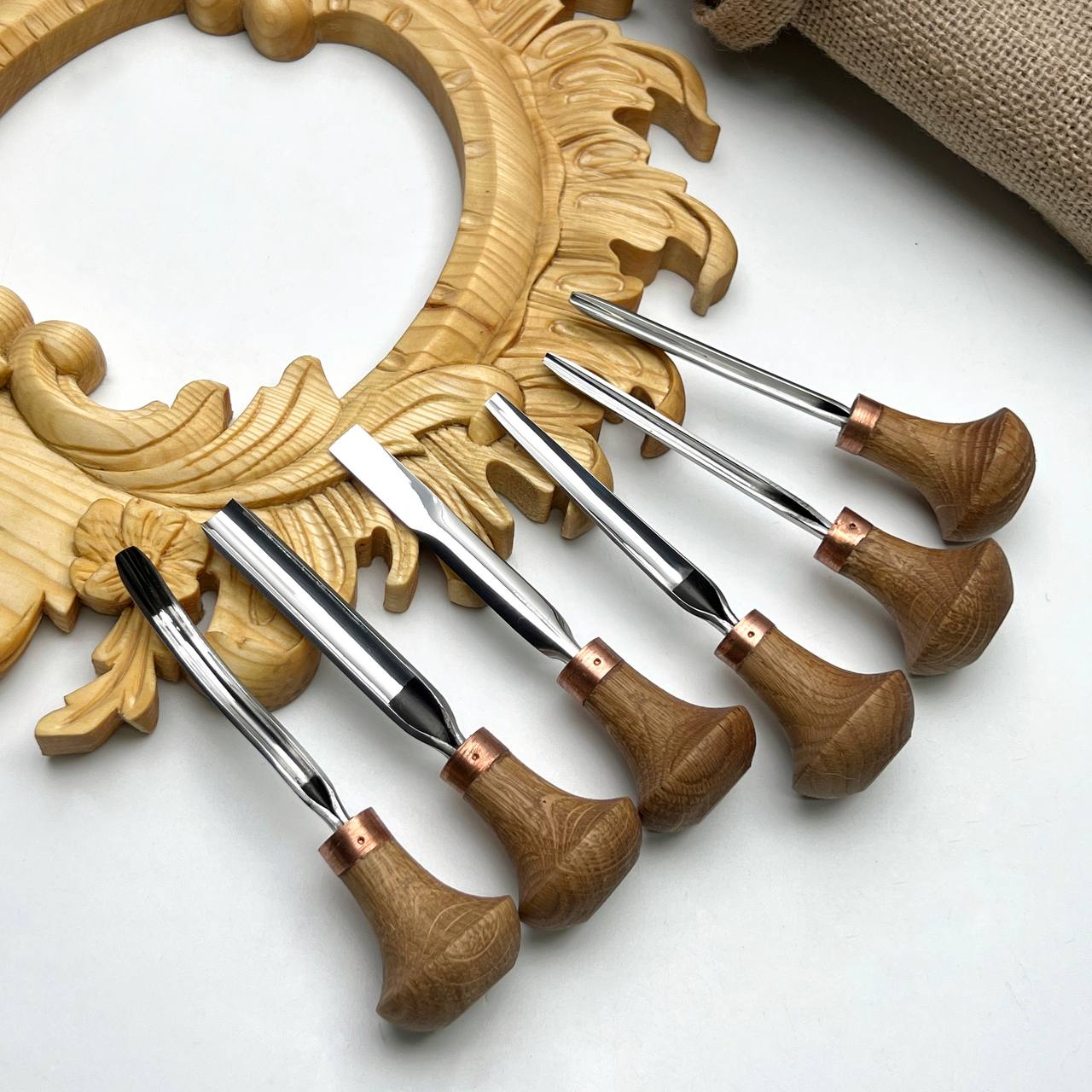 Fine Detail: 6-Piece Professional Relief Carving Set