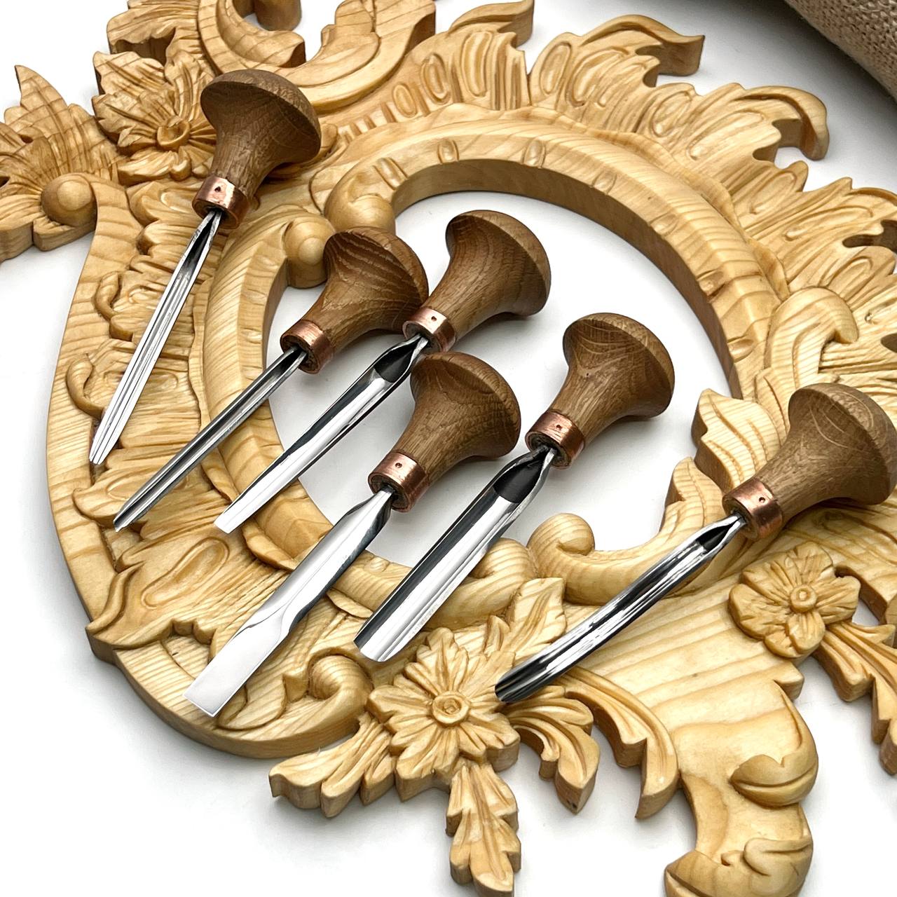 Fine Detail: 6-Piece Professional Relief Carving Set
