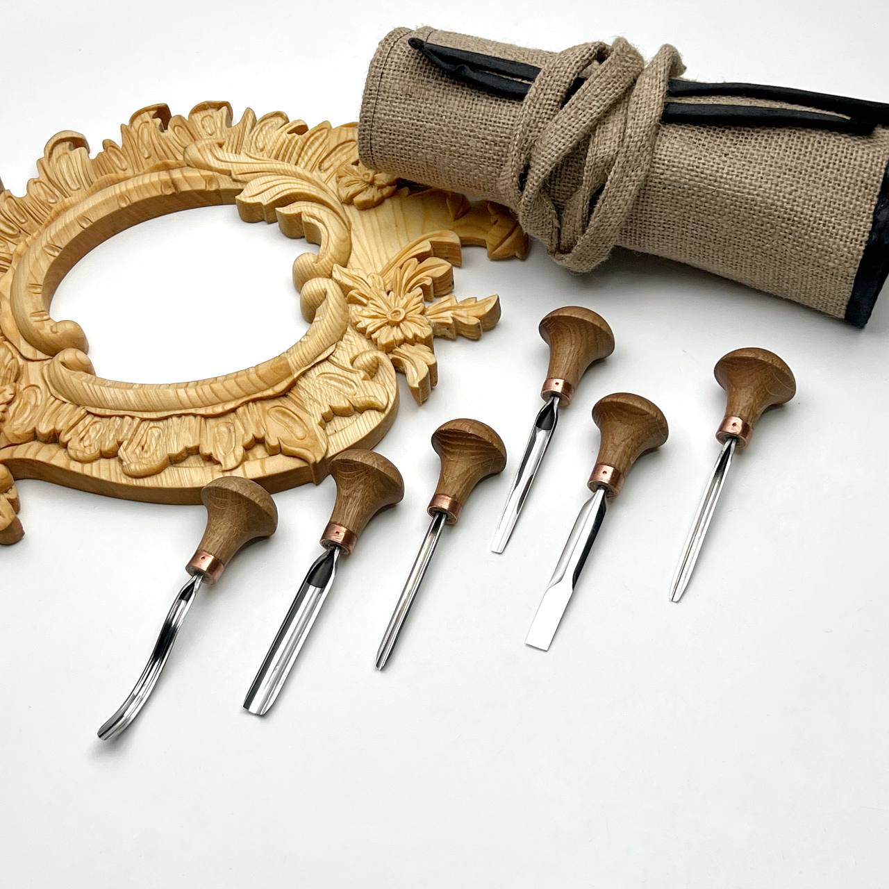 Fine Detail: 6-Piece Professional Relief Carving Set