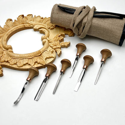 Fine Detail: 6-Piece Professional Relief Carving Set