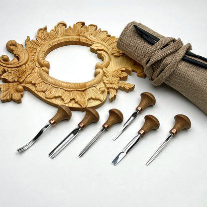 Fine Detail: 6-Piece Professional Relief Carving Set