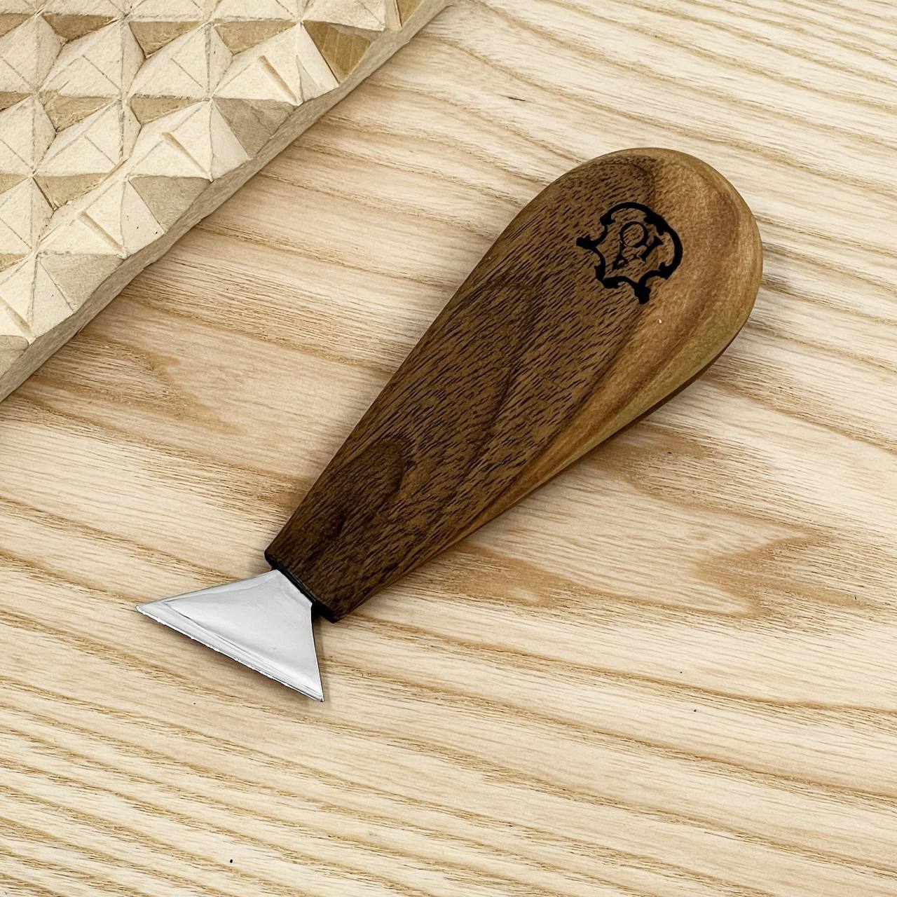 STRYI AY 1.2 in (30mm) Skew Knife for Chip Carving