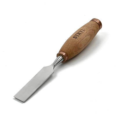 Wood Carving Chisels, Flat Blade, Carpenter Chisel STRYI Profi — for Framing, Sculpture