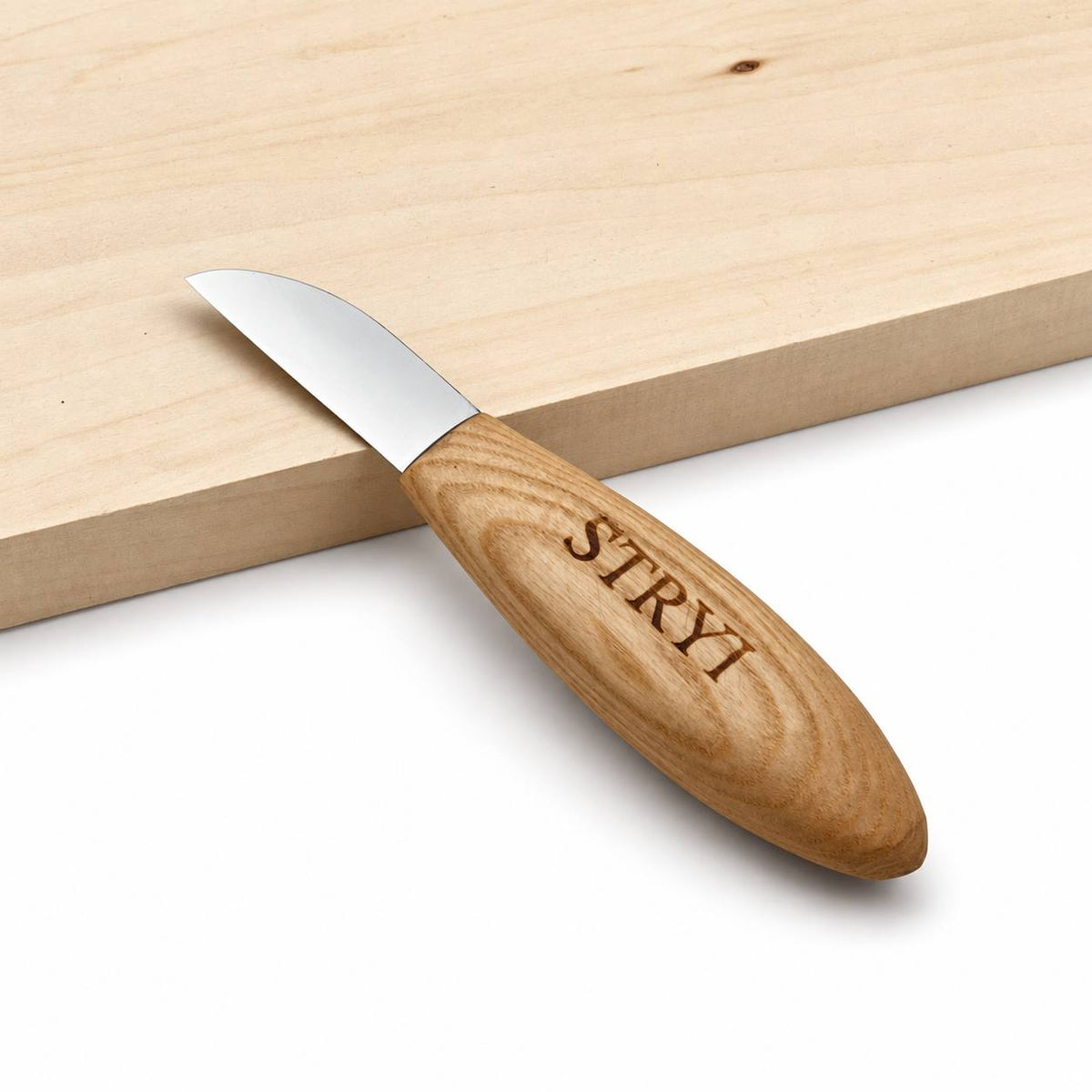 Carving Knife, 50mm Blade, Sloyd/Whittling Knife STRYI Profi — for Woodcarving