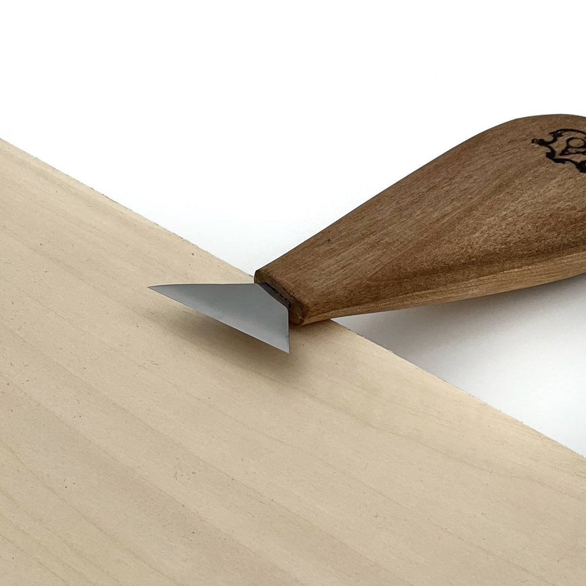 Chip Carving Knife 1.2" (30mm) STRYI AY for Geometric Patterns