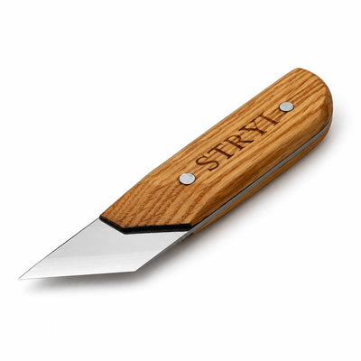 Carving Knife, 40mm Blade, Skewed Carving Knife STRYI Profi — for Sculpting