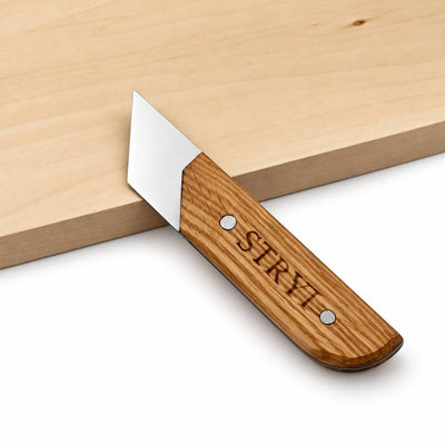 Carving Knife, 40mm Blade, Skewed Carving Knife STRYI Profi — for Sculpting
